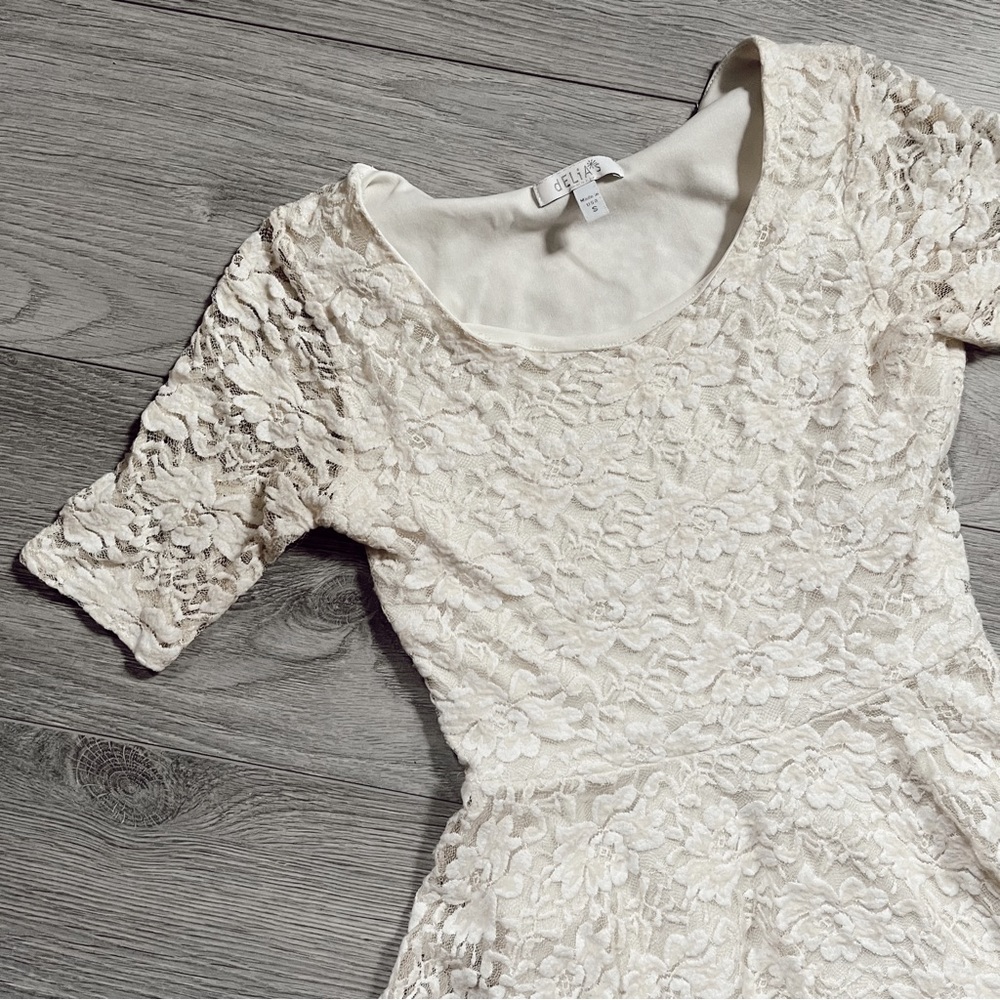 🤍🪷 vintage lace fairycore ✨ cottagecore dress